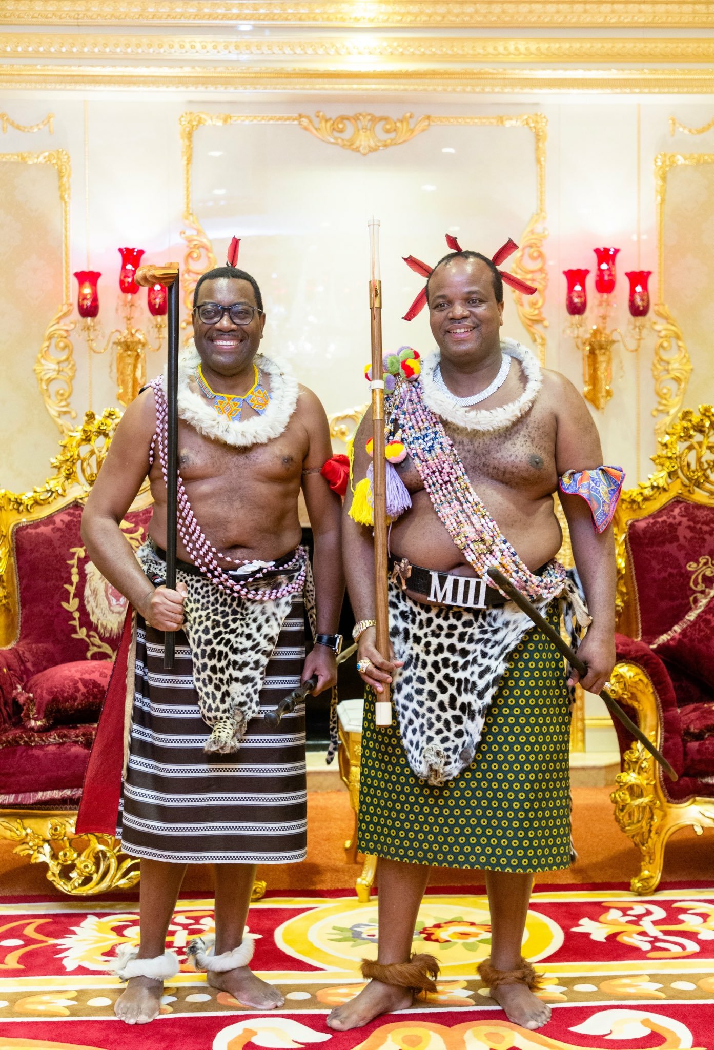 Swaziland King Honours Adesina In Traditional Ceremony